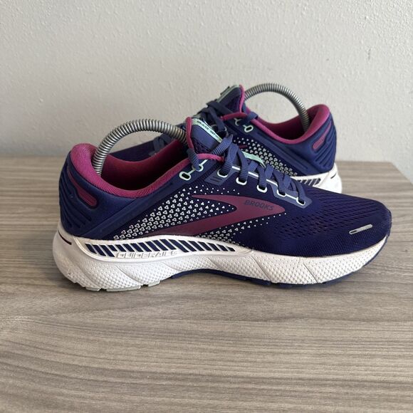 Brooks Adrenaline GTS 22 Running Shoes Sneakers Purple - Womens Size 10 B - Picture 10 of 11
